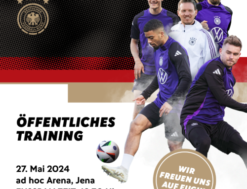 Öffentliches Training in Jena: Tickets ab 13. Mai erhältlich